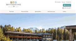 Desktop Screenshot of mountaineerlodge.com